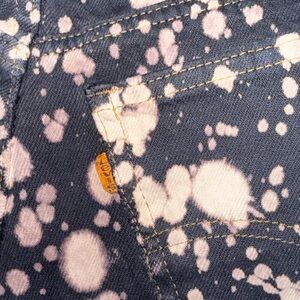 Levi’s: Bintage Acid Wash Black Denim Shorts Size 25